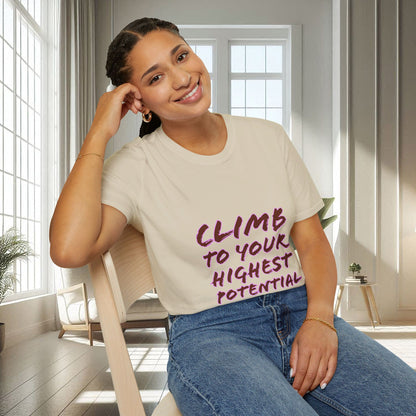 Climb To Your Highest Potential | Unisex Soft T-shirt