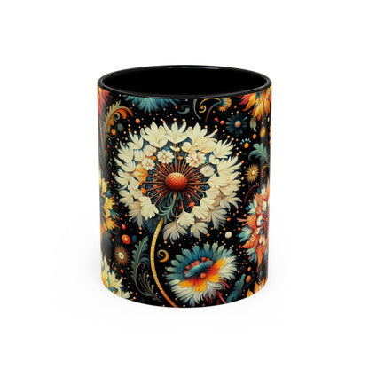 Vibrant Dandelions | Accent Coffee Mug (11oz)