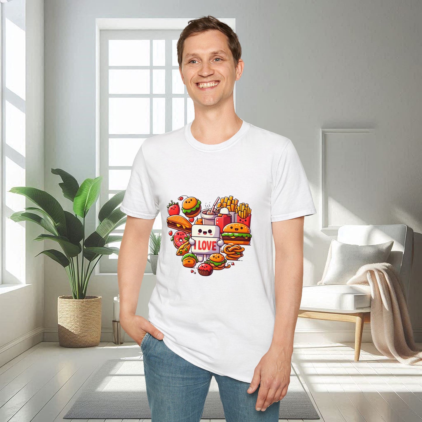 I Love Food | Unisex Soft T-shirt