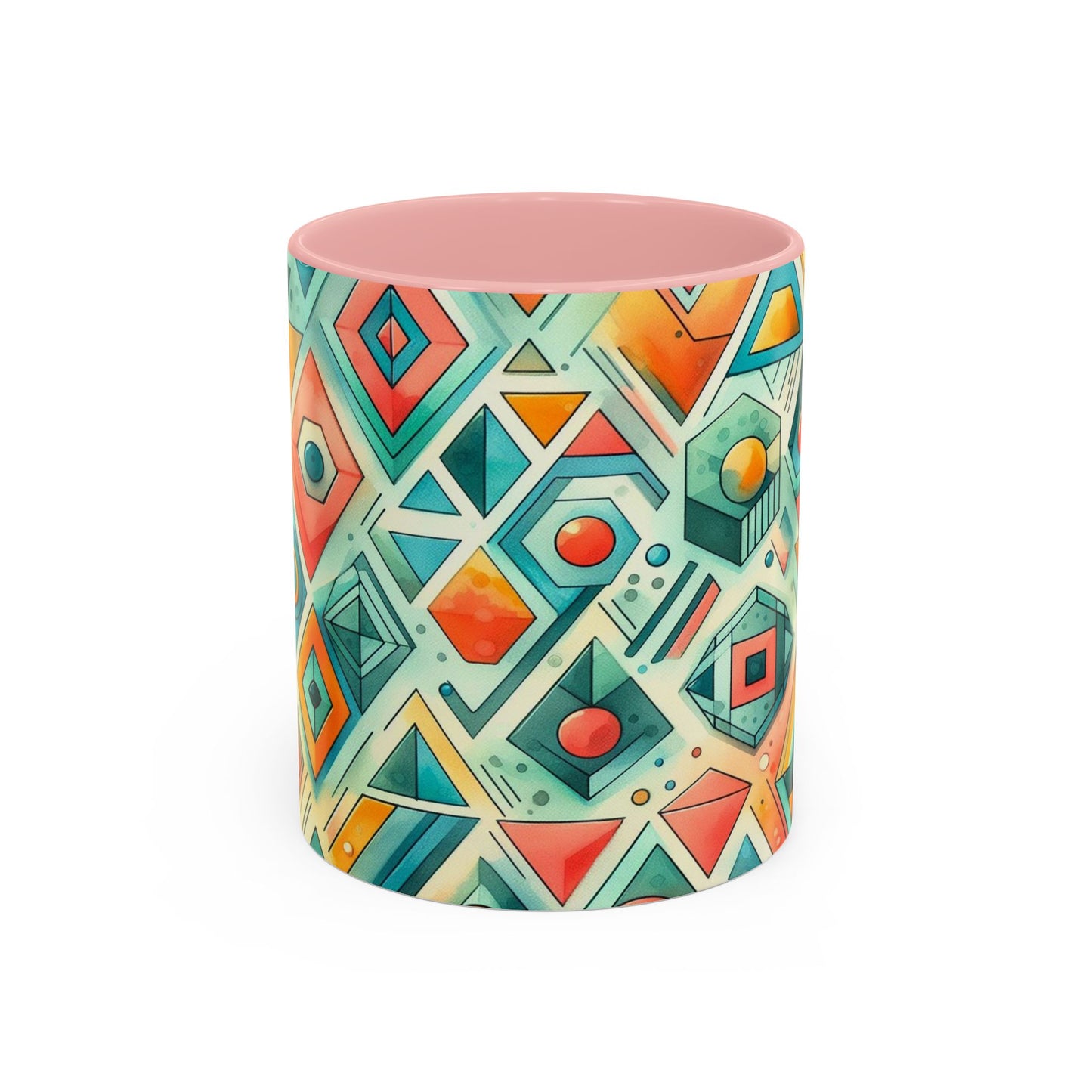 Abstract Geometric Pattern | Accent Coffee Mug (11oz)