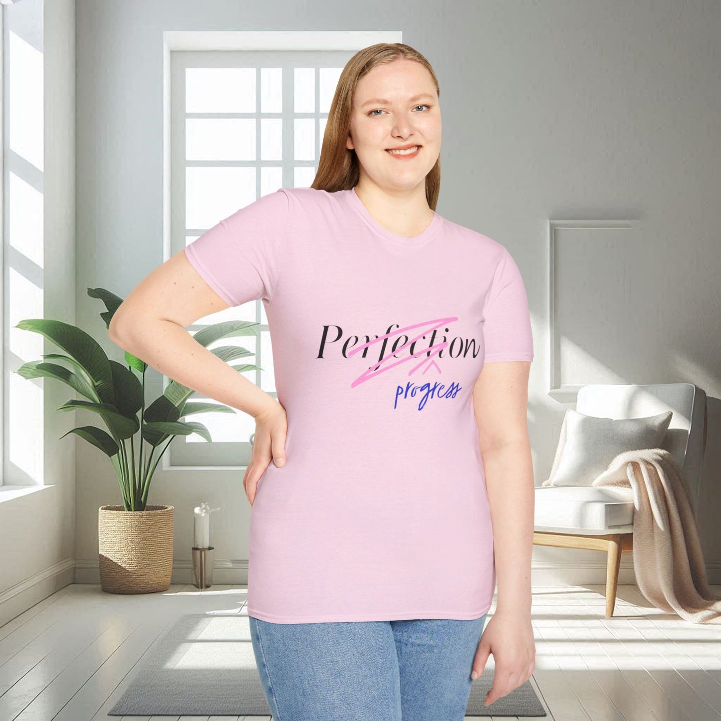 Progress, Not Perfection | Unisex Soft T-shirt