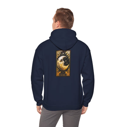 Sudadera unisex con capucha y estampado de cartas del Tarot de la Luna Heavy Blend™