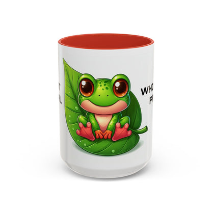 Just A Girl Who Loves Frogs | Accent Coffee Mug (11, 15oz)