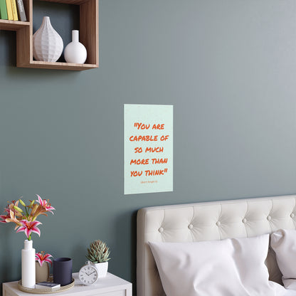 Don't Forget It | Indoor and Outdoor Silk Poster