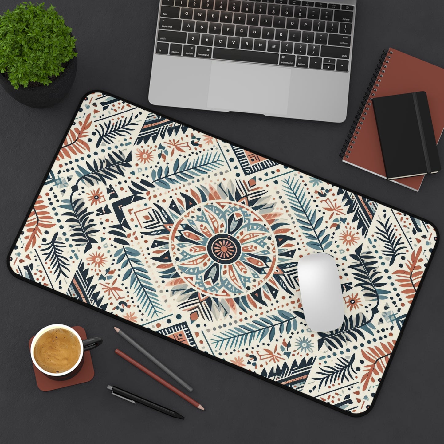 Boho Soothing Pattern | Desk Mat