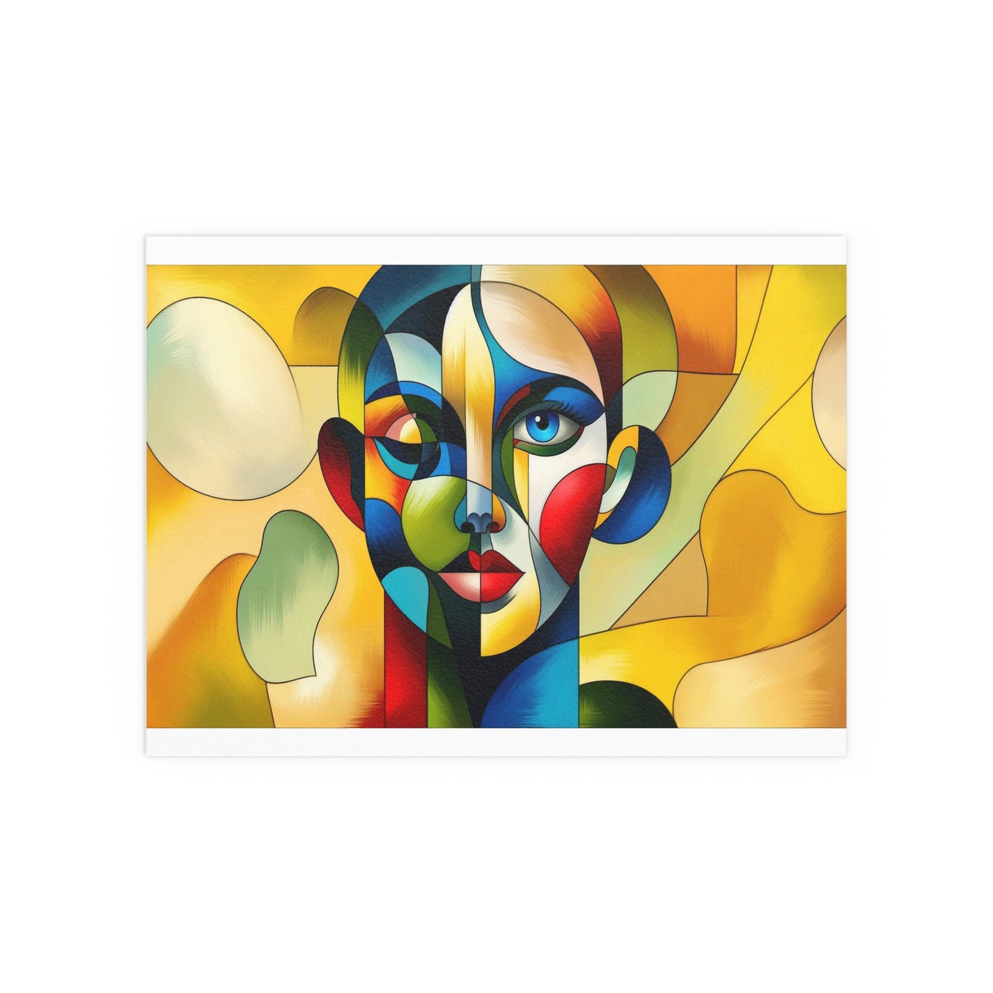 Modern Art | Indoor and Outdoor Silk Poster