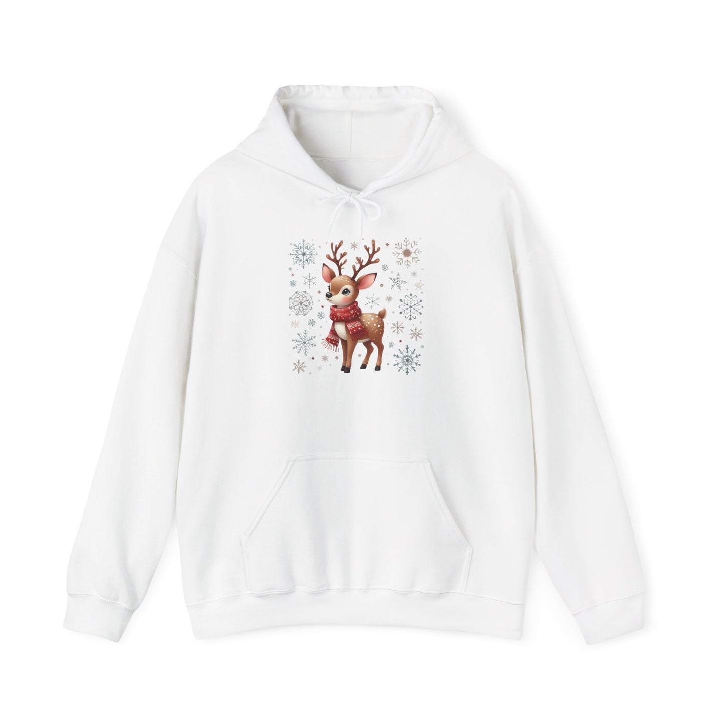 Baby Reindeer in a Festive Mood | Unisex Heavy Blend™ Hooded Sweatshirt