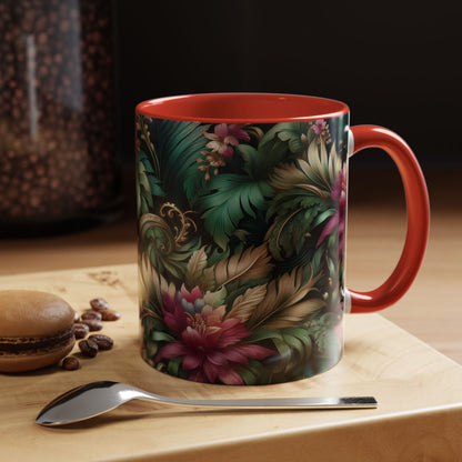 Forest Greenery | Accent Coffee Mug (11oz)