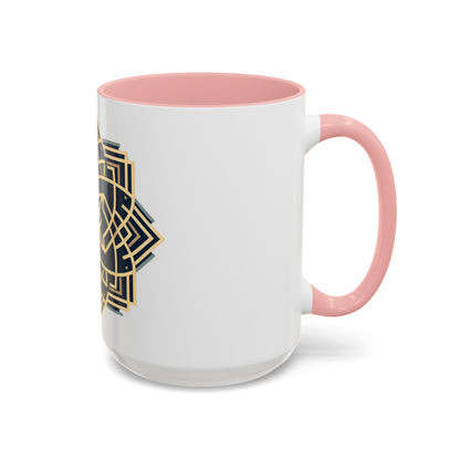 Royal Geometric Pattern | Accent Coffee Mug (11, 15oz)