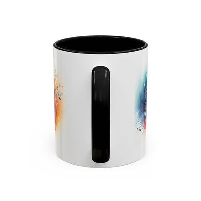 Musical Notes and Instruments | Accent Coffee Mug (11, 15oz)