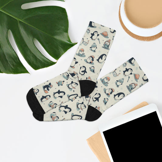 Playful Penguins | Comfortable Socks