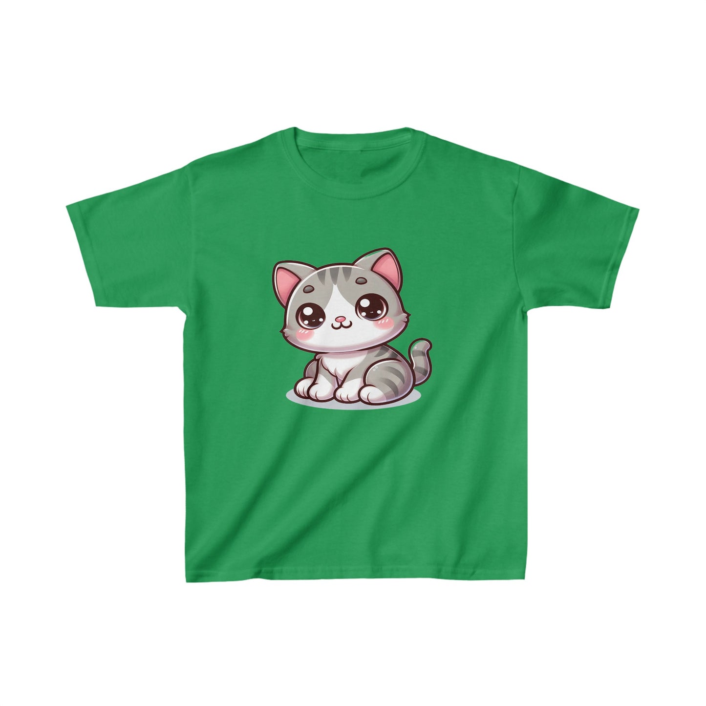 Lindo gatito | Camiseta de algodón pesado para niños