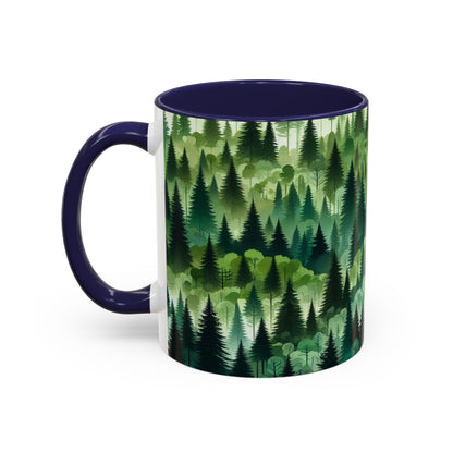 Forest Trees | Accent Coffee Mug (11oz)