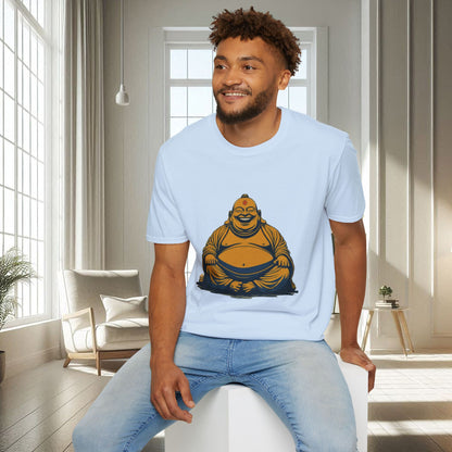 Buda sonriente animado | Camiseta unisex suave