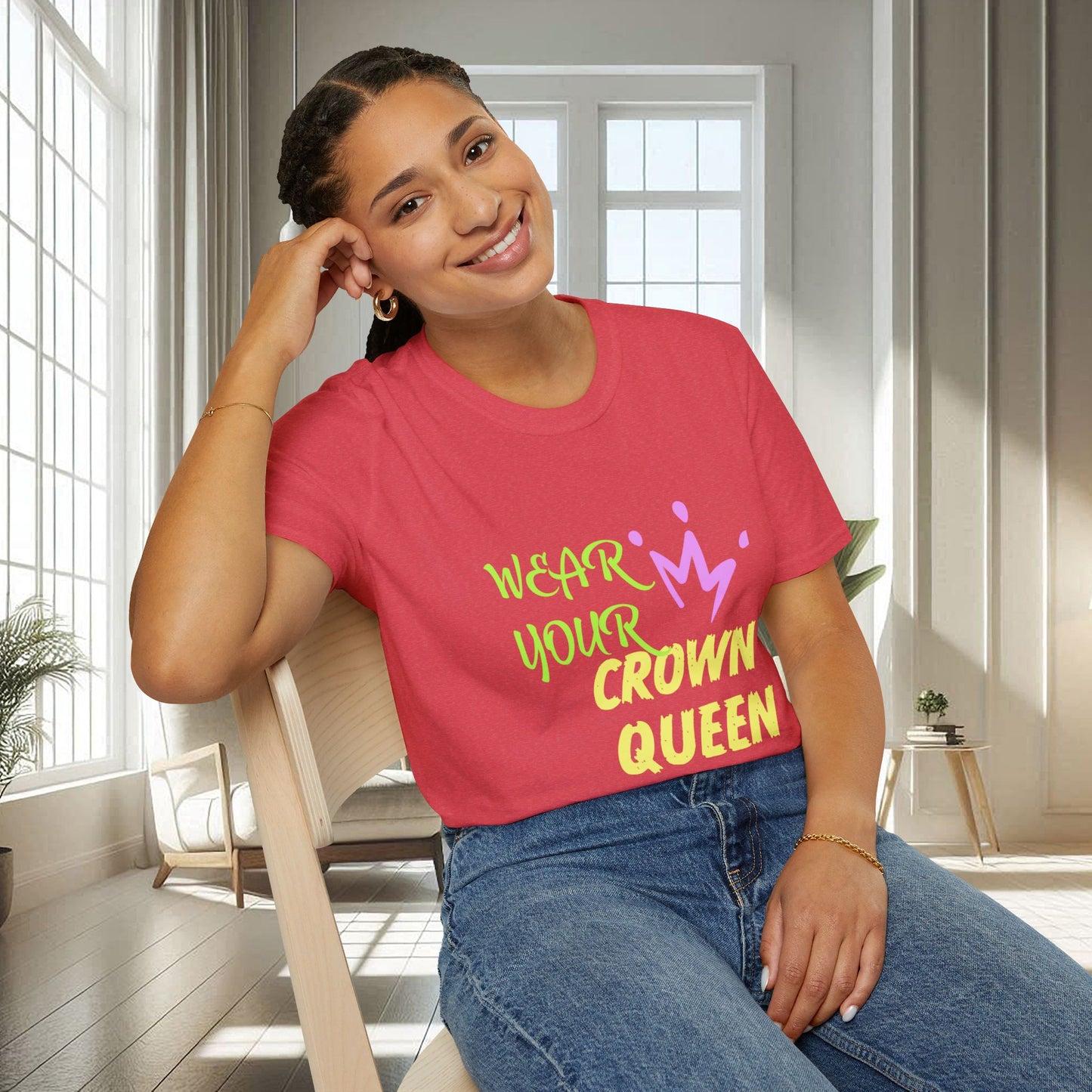 Wear Your Crown Queen | Unisex Soft T-shirt