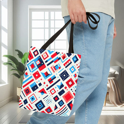 Modern Multicolored Abstract Shapes | Tote Bag