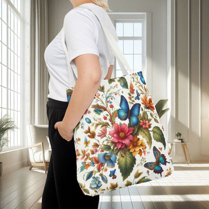 Flowers and Butterflies | Tote Bag