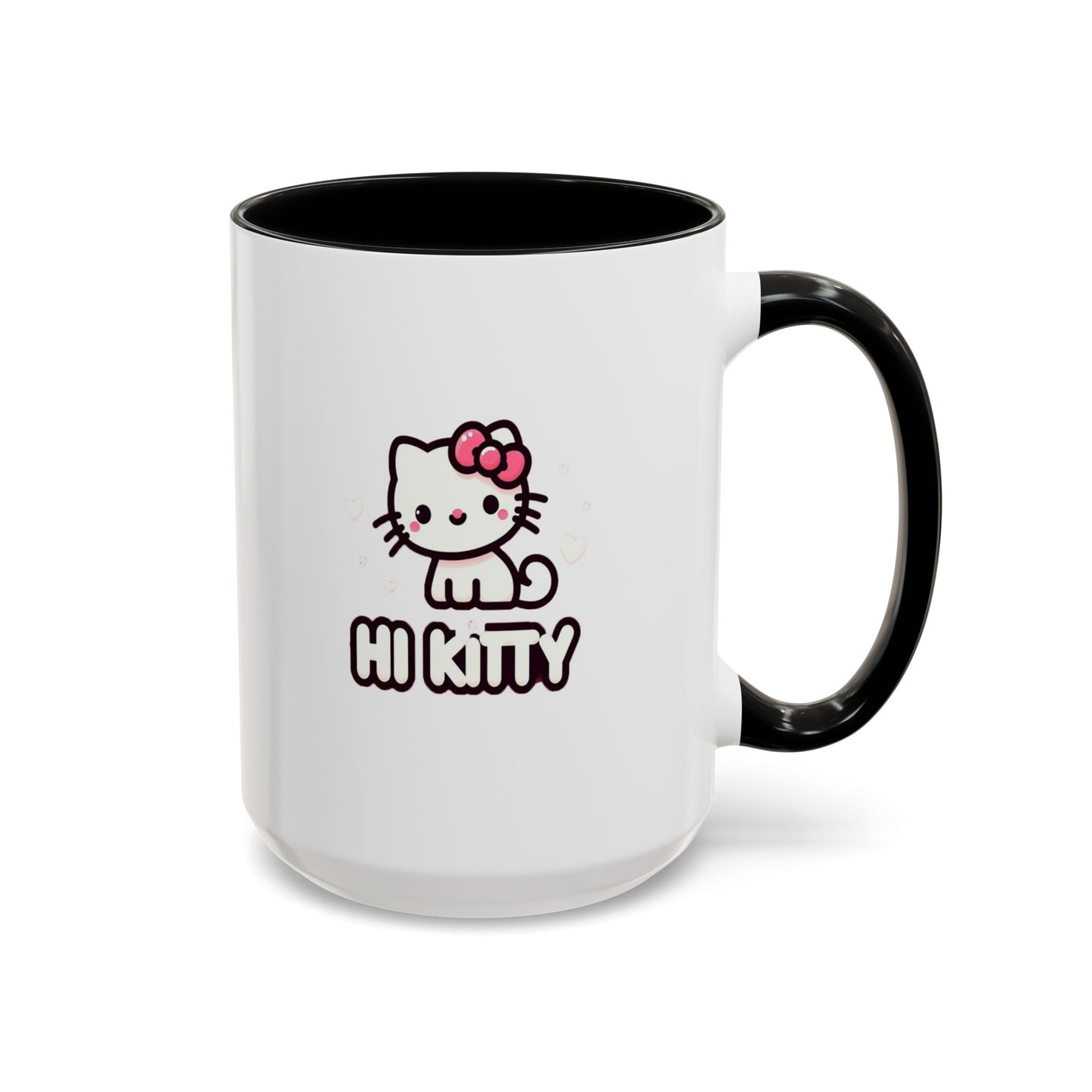 Taza de café con acento de Hi Kitty (11 oz y 15 oz)