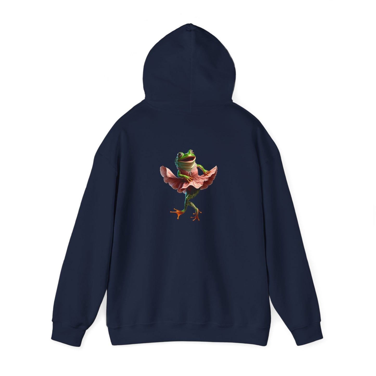 Sweat à capuche unisexe Heavy Blend™ avec motif de grenouille dansante