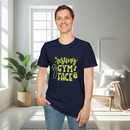 Resting Gym Face | T-shirt doux unisexe