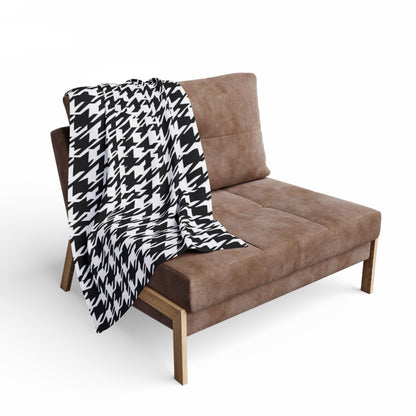 Houndstooth Pattern | Arctic Fleece Blanket