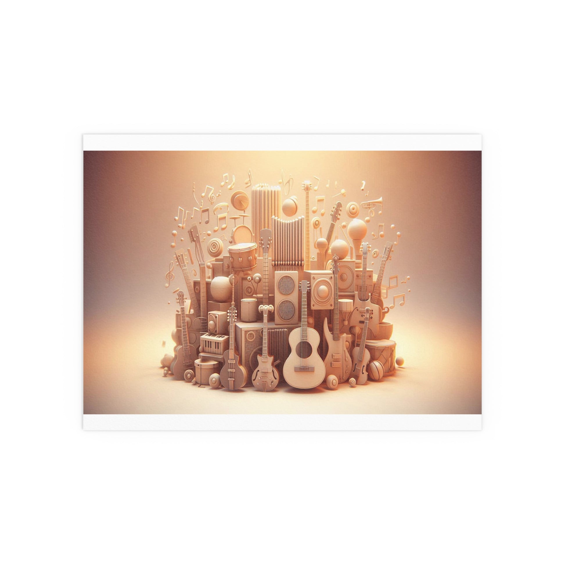 Music is Life | Indoor and Outdoor Silk Poster