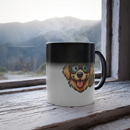 Life is Golden with a Golden Retriever | Color Morphing Mug, 11oz