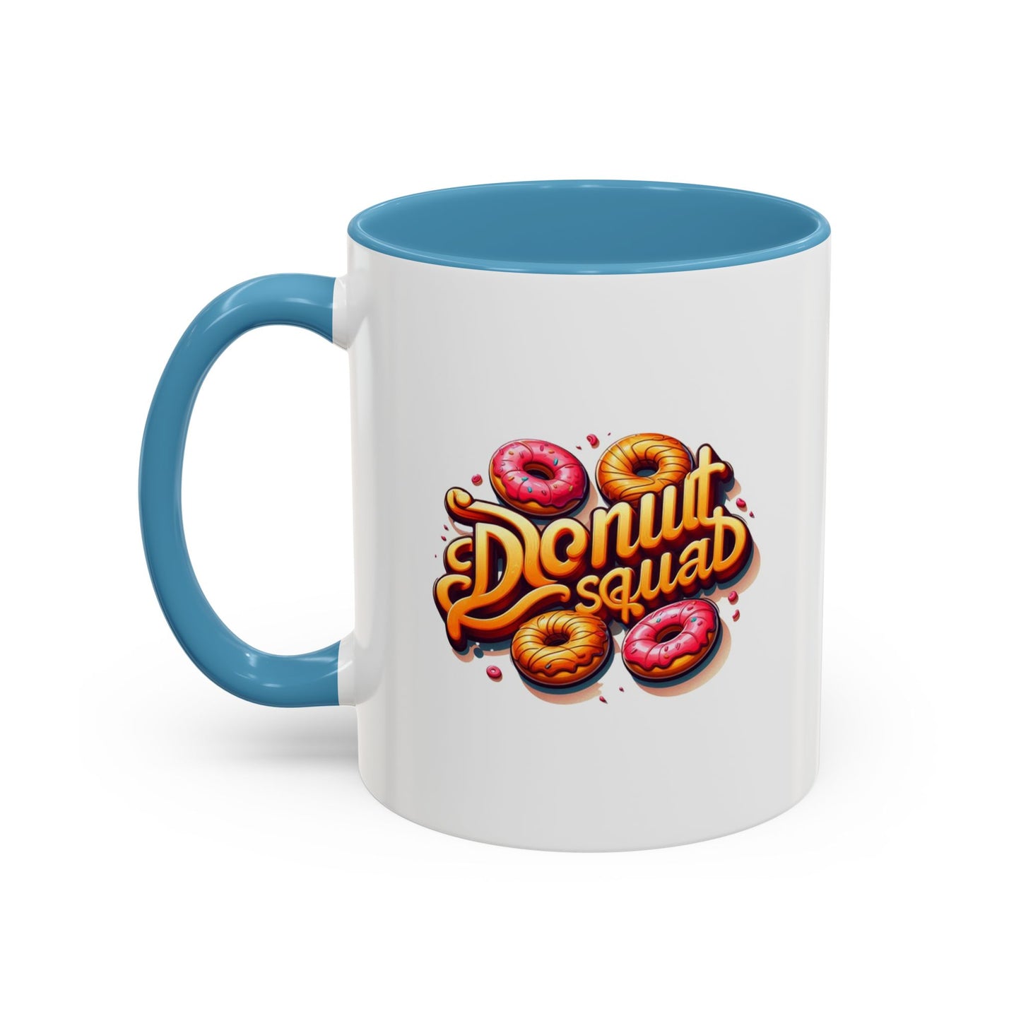 Taza de café con acento de Donut Squad (11 oz y 15 oz)