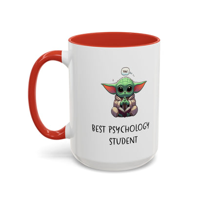 Best Psychology Student | Accent Coffee Mug (11, 15oz)