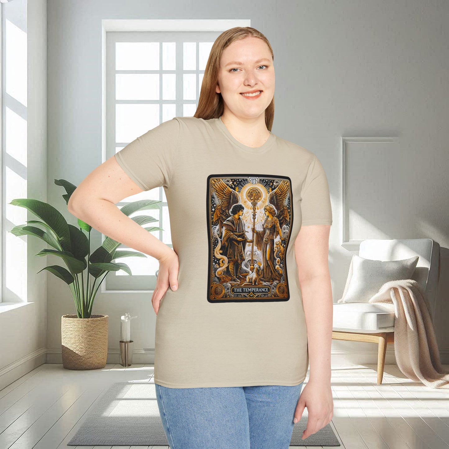 Le Tarot de la Tempérance | T-shirt doux unisexe