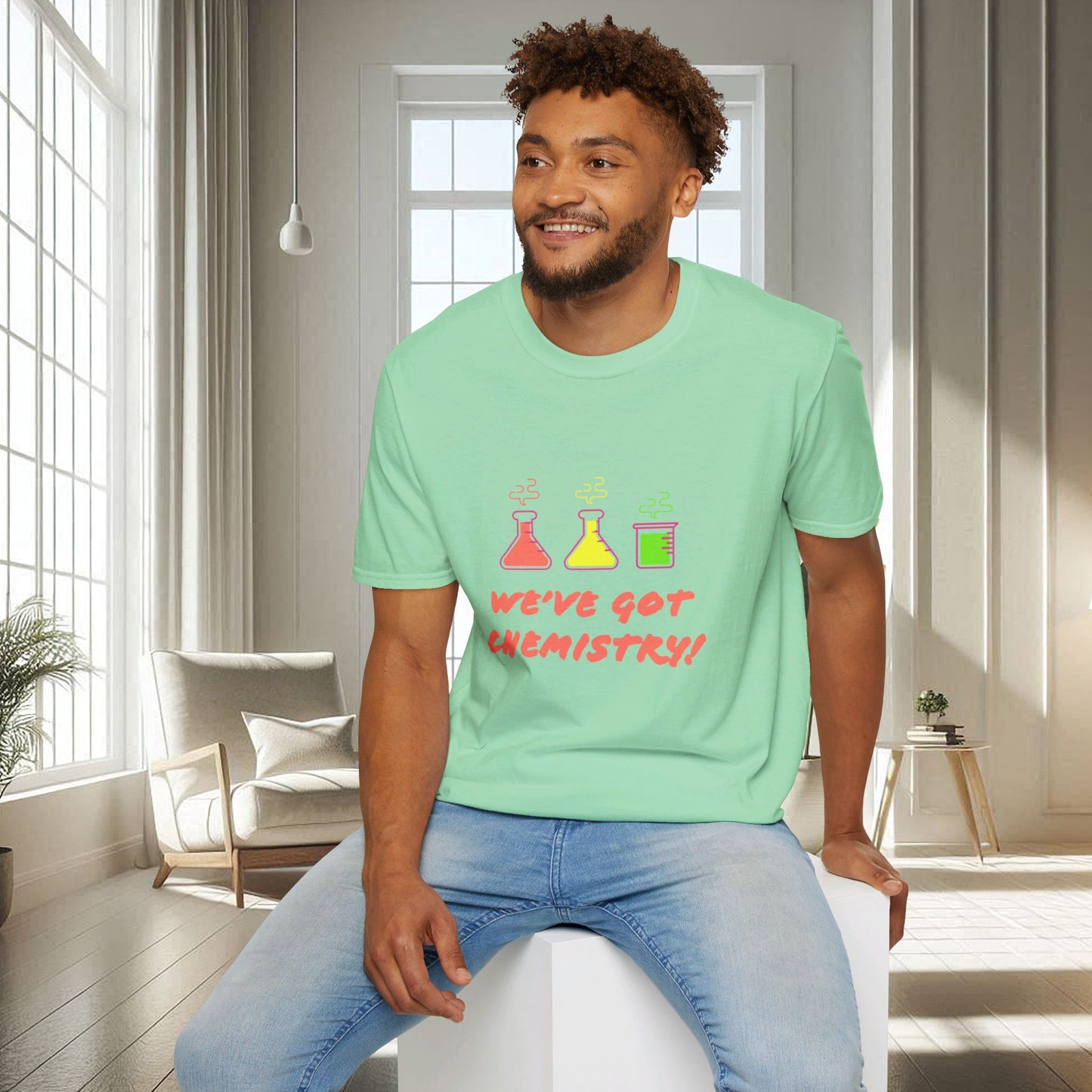 Nous avons de la chimie | T-shirt doux unisexe