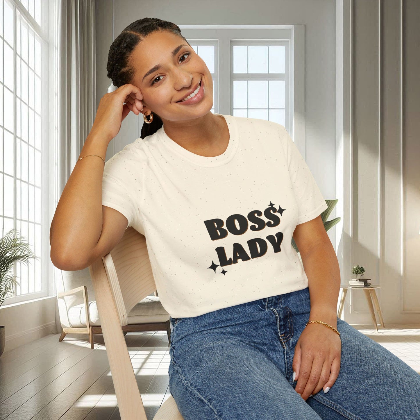 Boss Lady | T-shirt doux unisexe