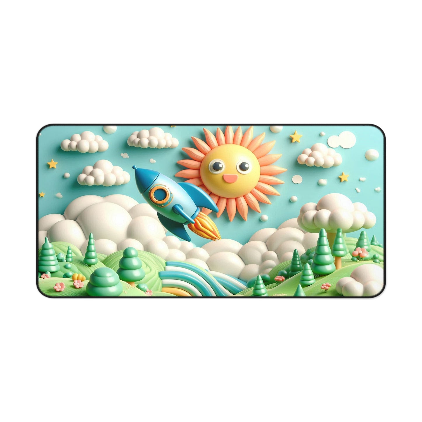 3D Effect Scenery for Kids | Desk Mat