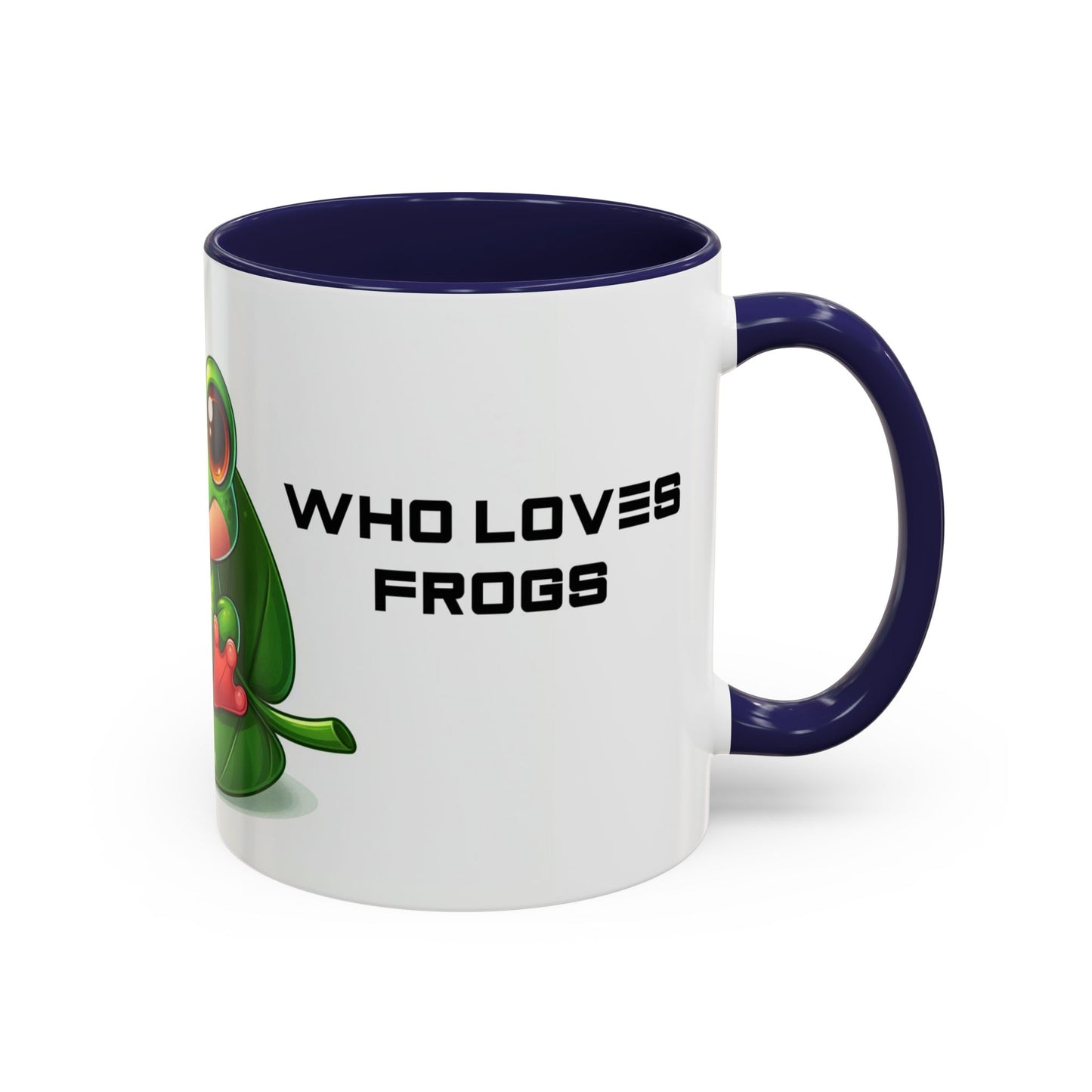 Just A Girl Who Loves Frogs | Accent Coffee Mug (11, 15oz)