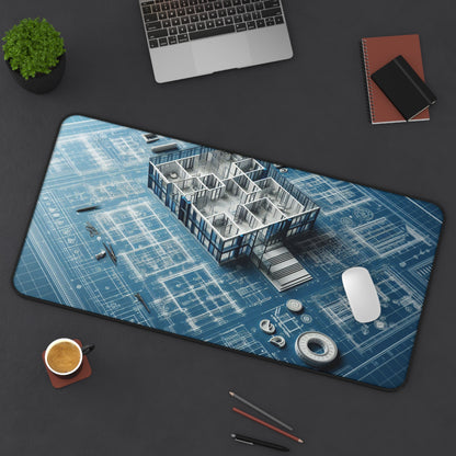 Architectural Blueprint | Desk Mat