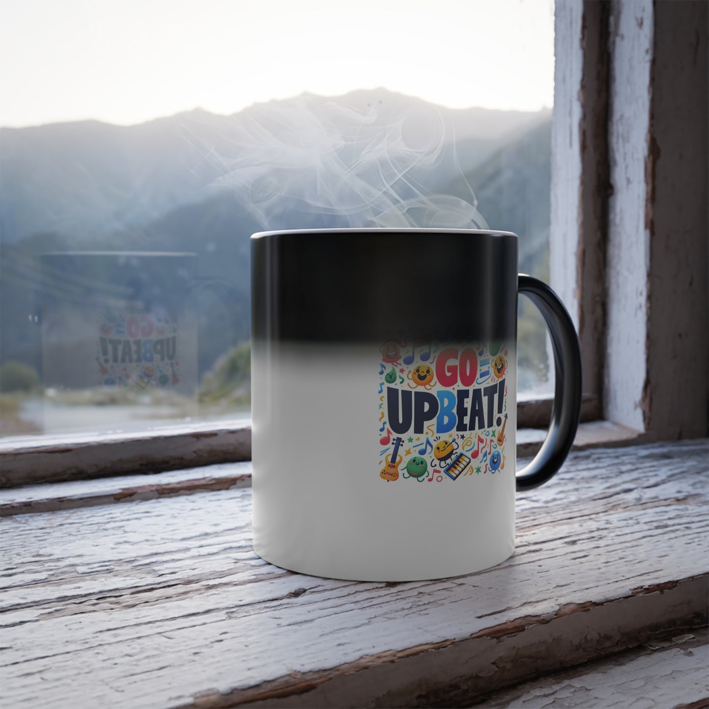 Go Upbeat! | Color Morphing Mug, 11oz