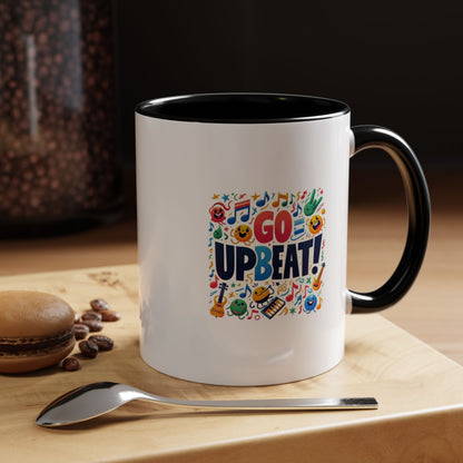 Go Upbeat! | Accent Coffee Mug (11, 15oz)