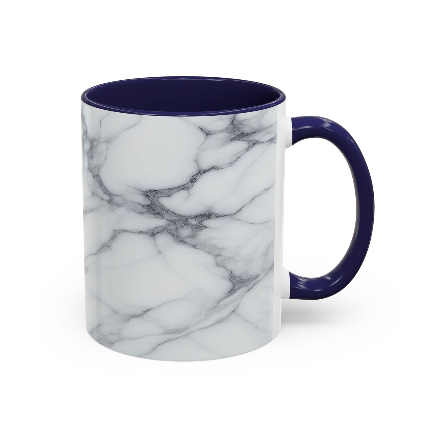 Motif en marbre | Tasse à café Accent (11 oz)