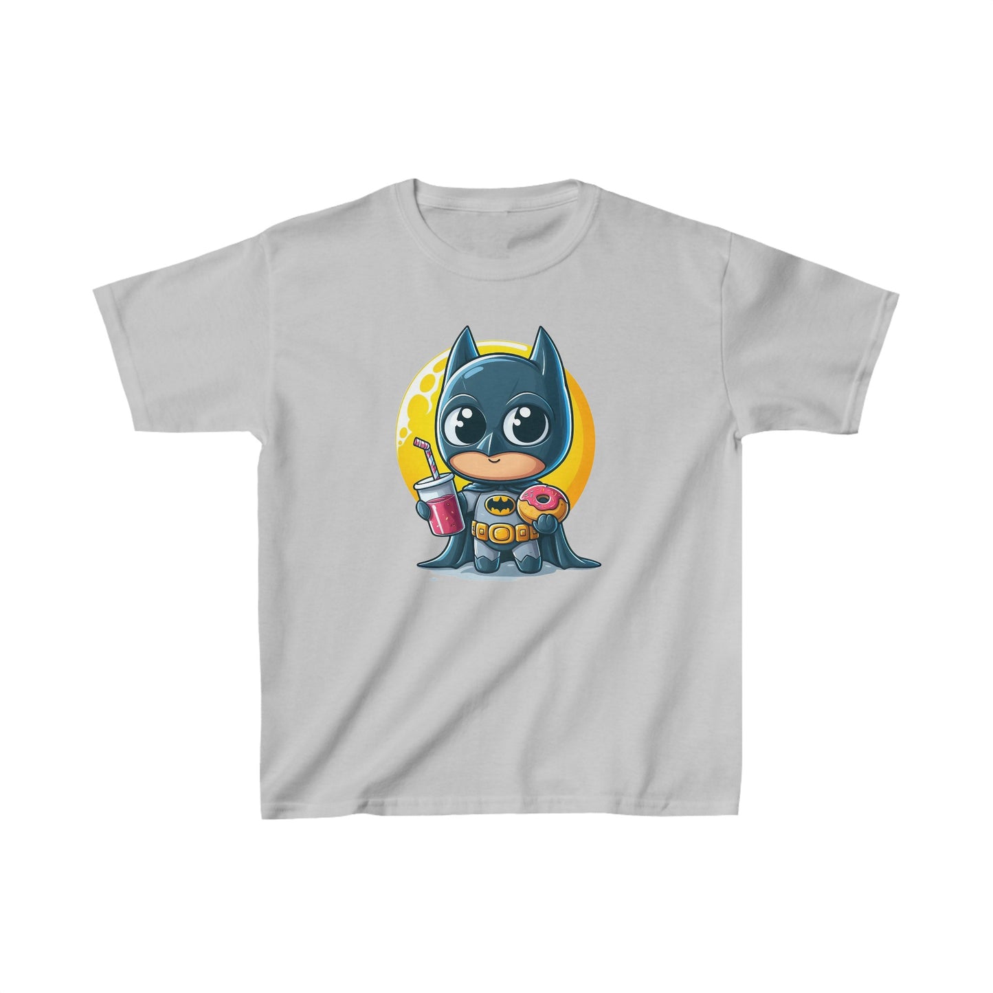 Superhero with donut  | Kids Heavy Cotton™ Tee