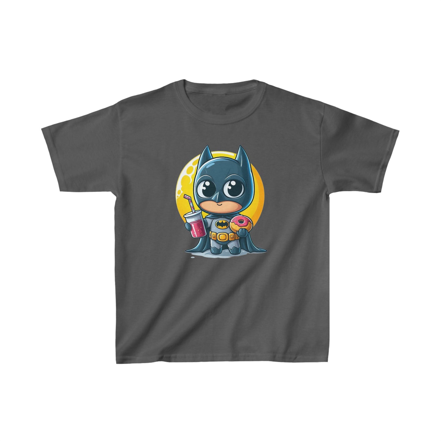 Superhero with donut  | Kids Heavy Cotton™ Tee