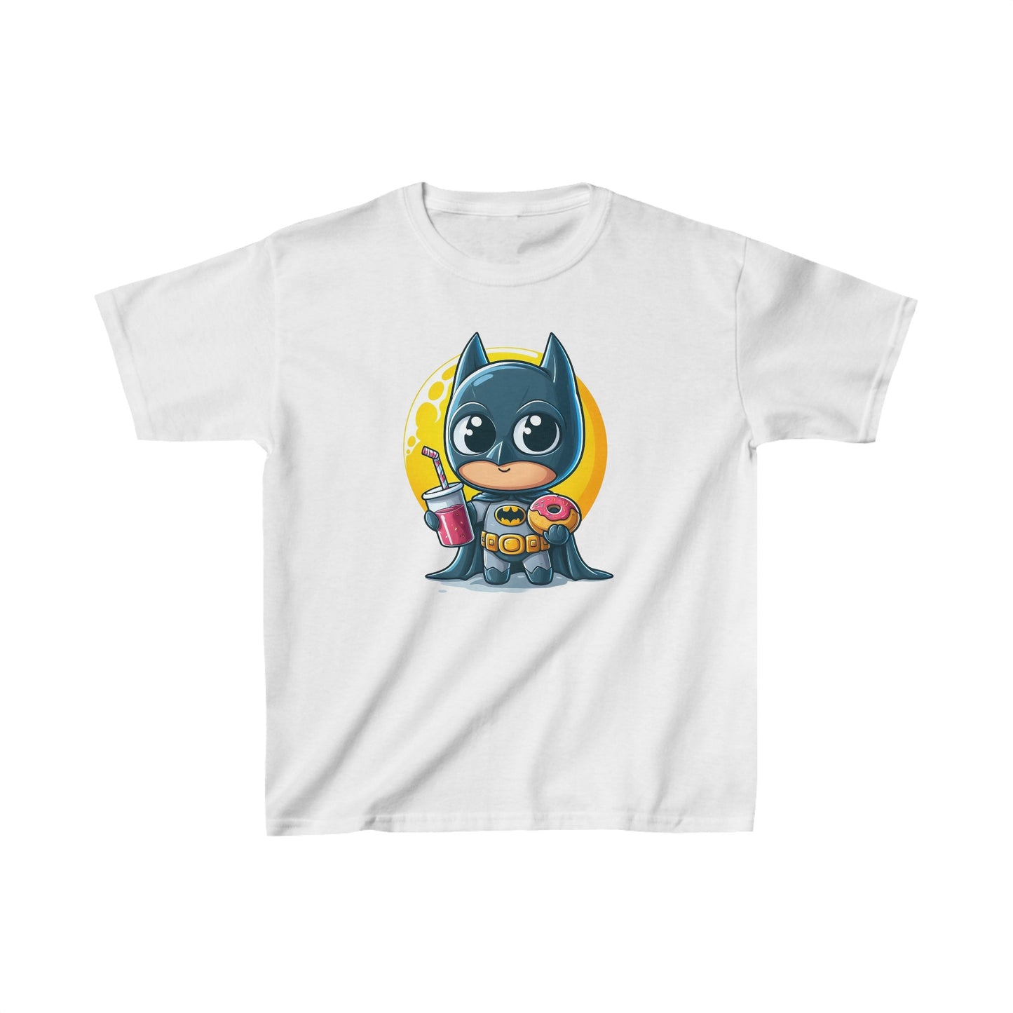 Superhero with donut  | Kids Heavy Cotton™ Tee