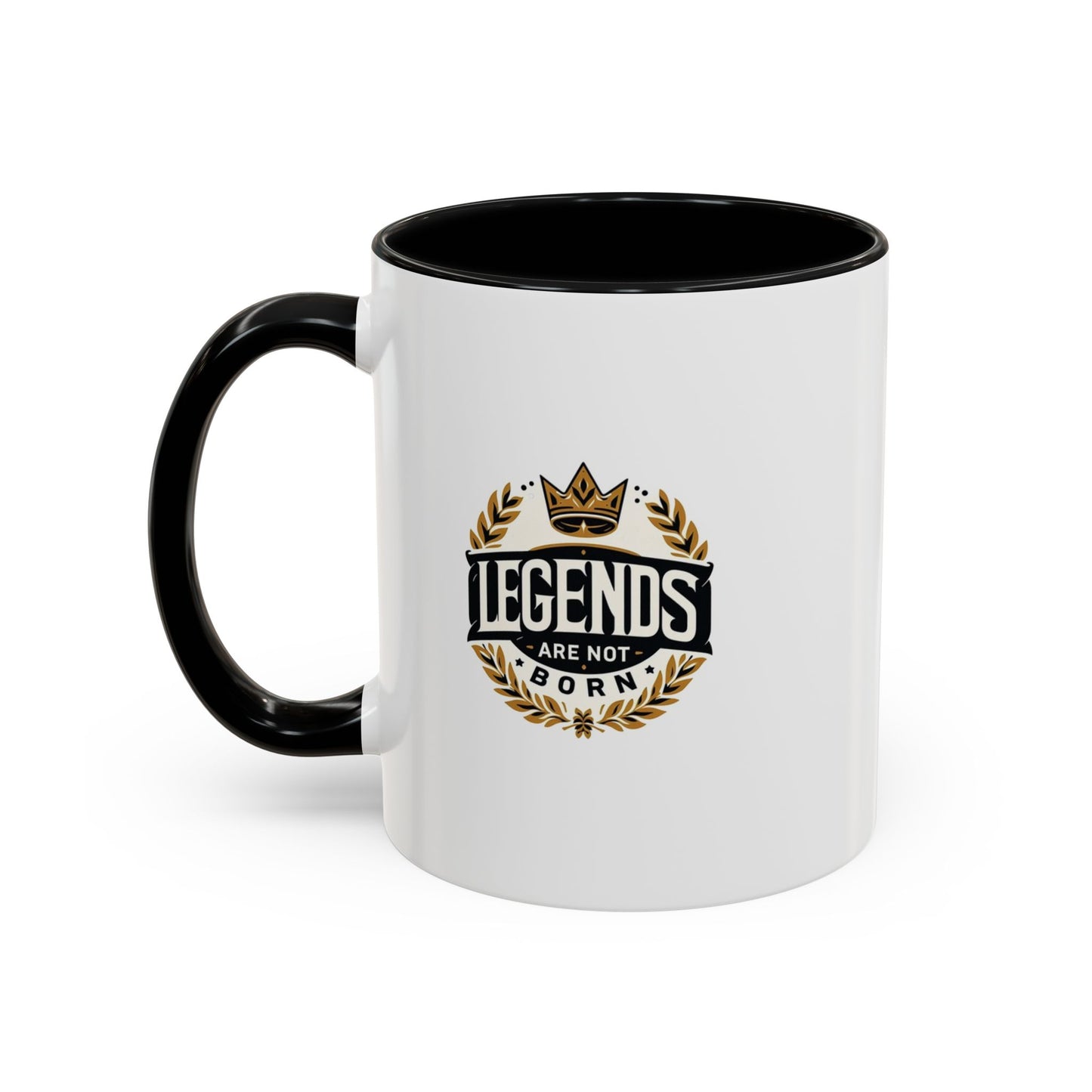 Legend Are Not Born | Accent Coffee Mug (11, 15oz)