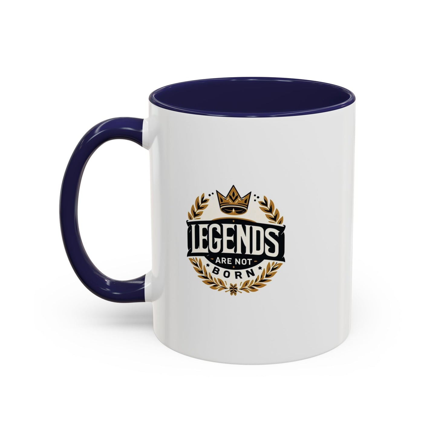 Legend Are Not Born | Accent Coffee Mug (11, 15oz)