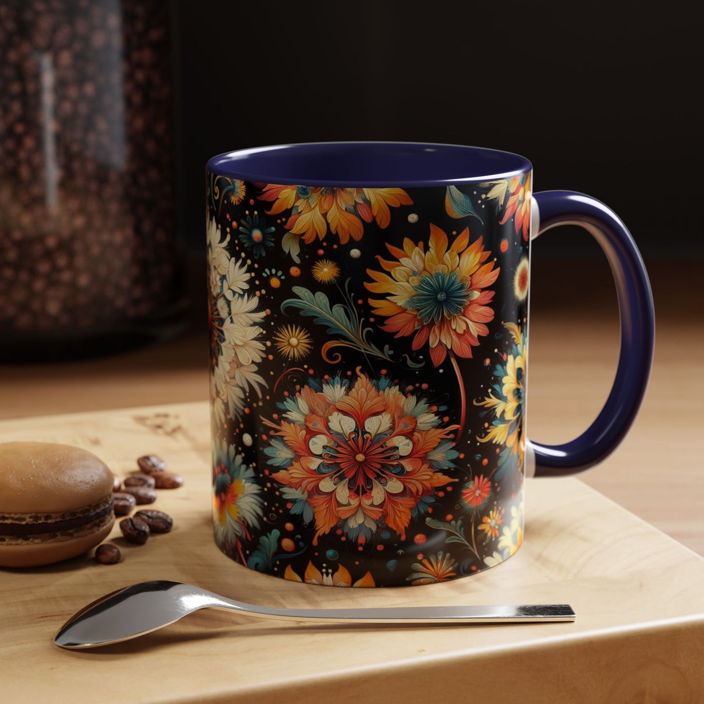 Vibrant Dandelions | Accent Coffee Mug (11oz)