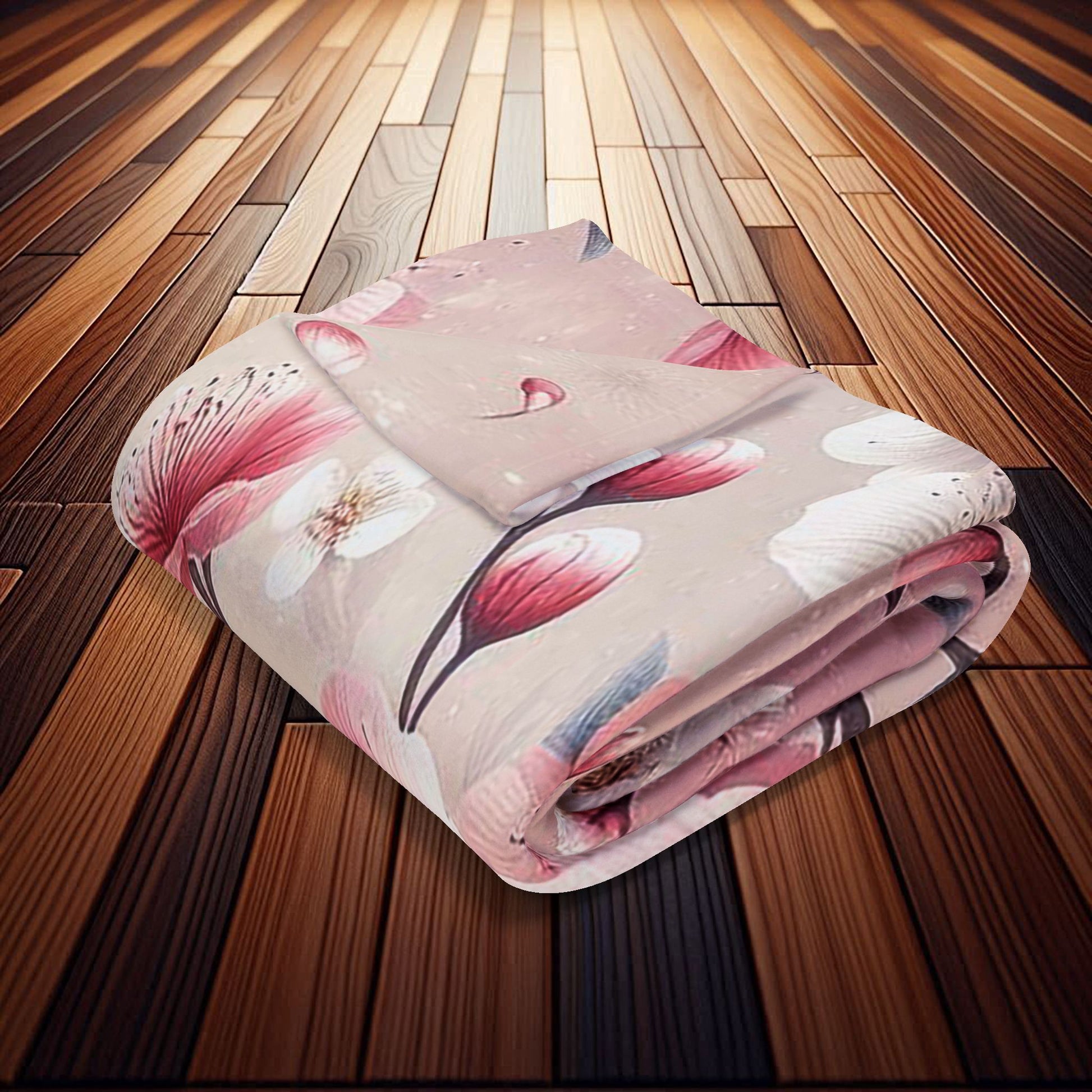 Blooming Cherry Blossoms | Arctic Fleece Blanket