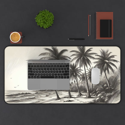 Hand Drawn Beach | Desk Mat