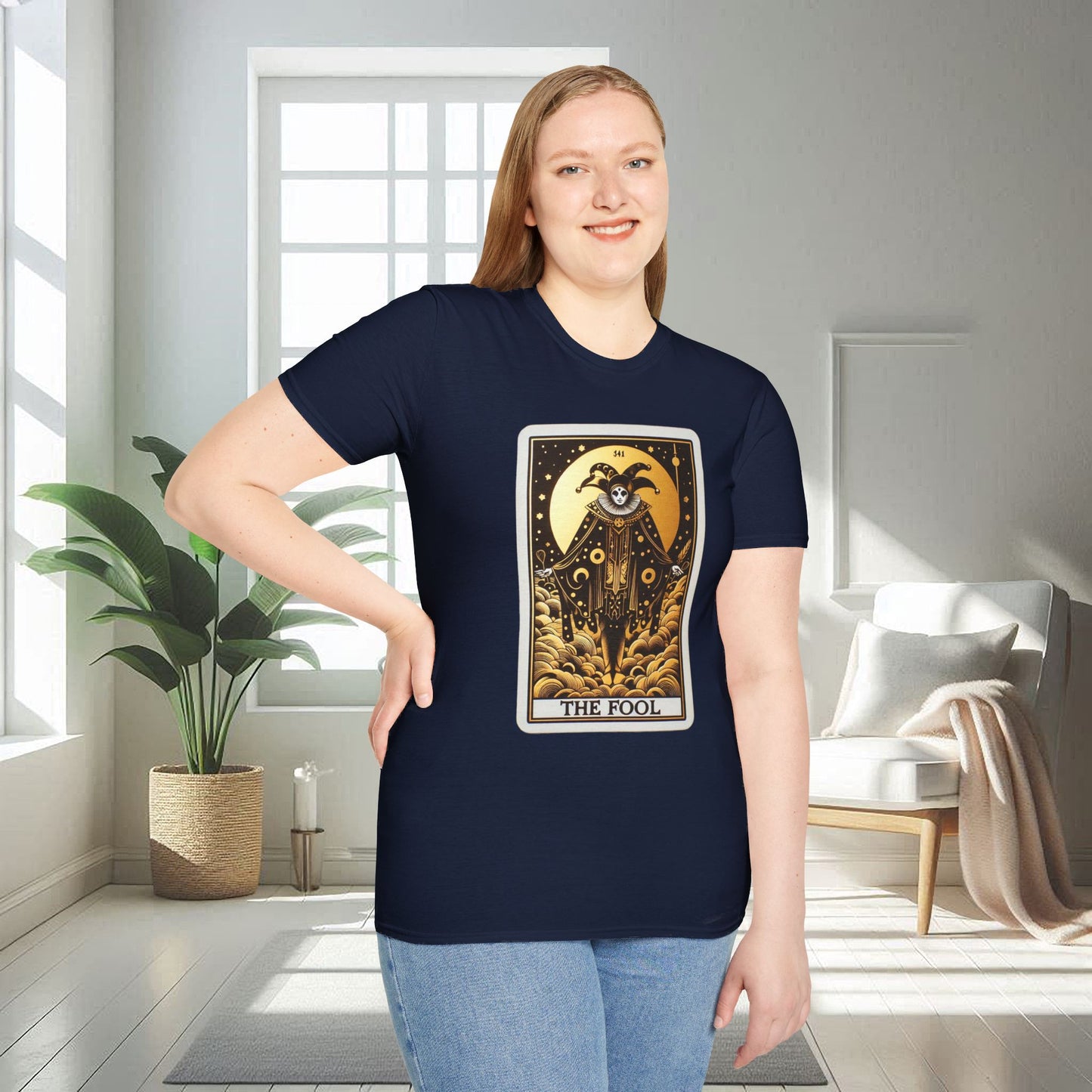 Carta del Tarot El Loco | Camiseta unisex suave