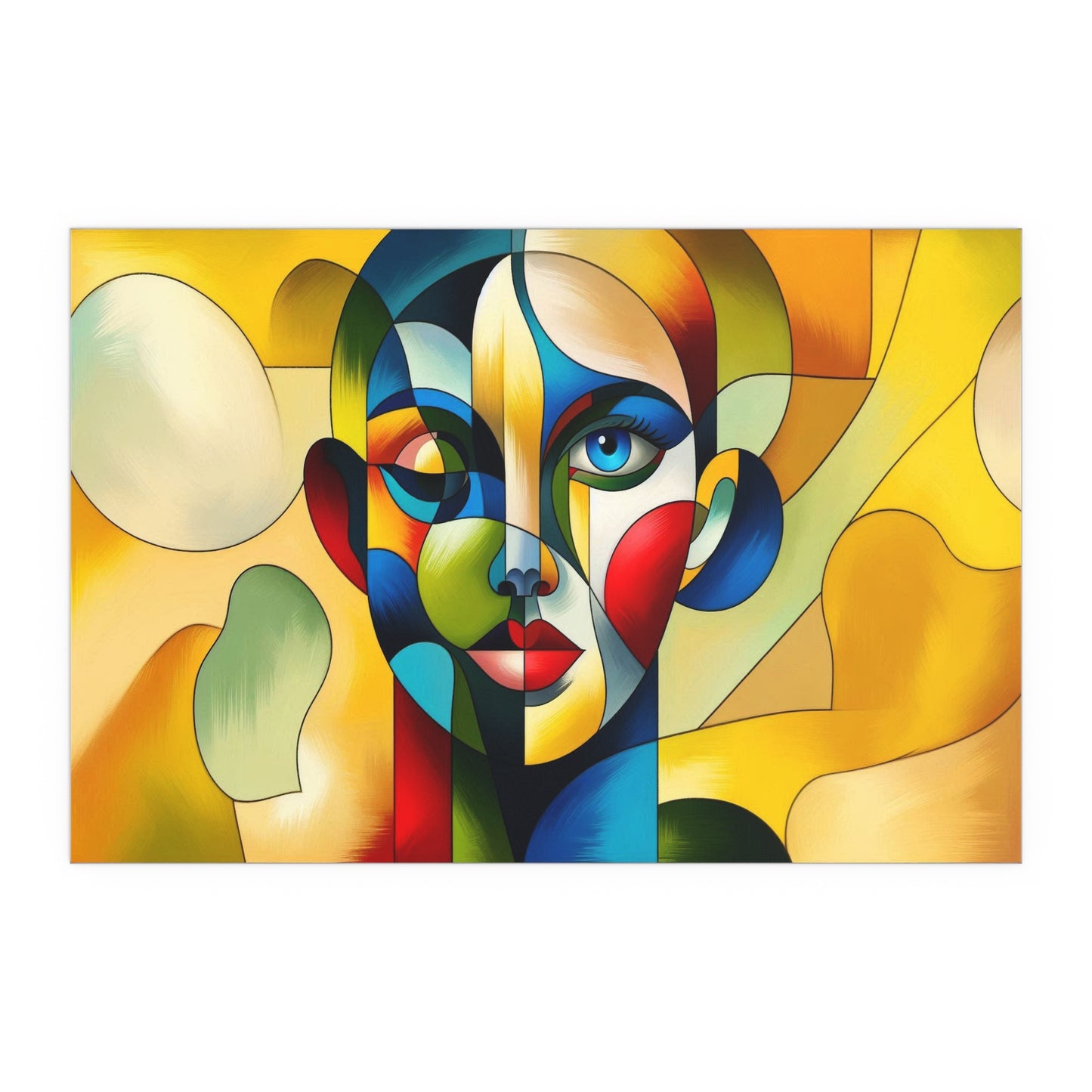 Modern Art | Indoor and Outdoor Silk Poster