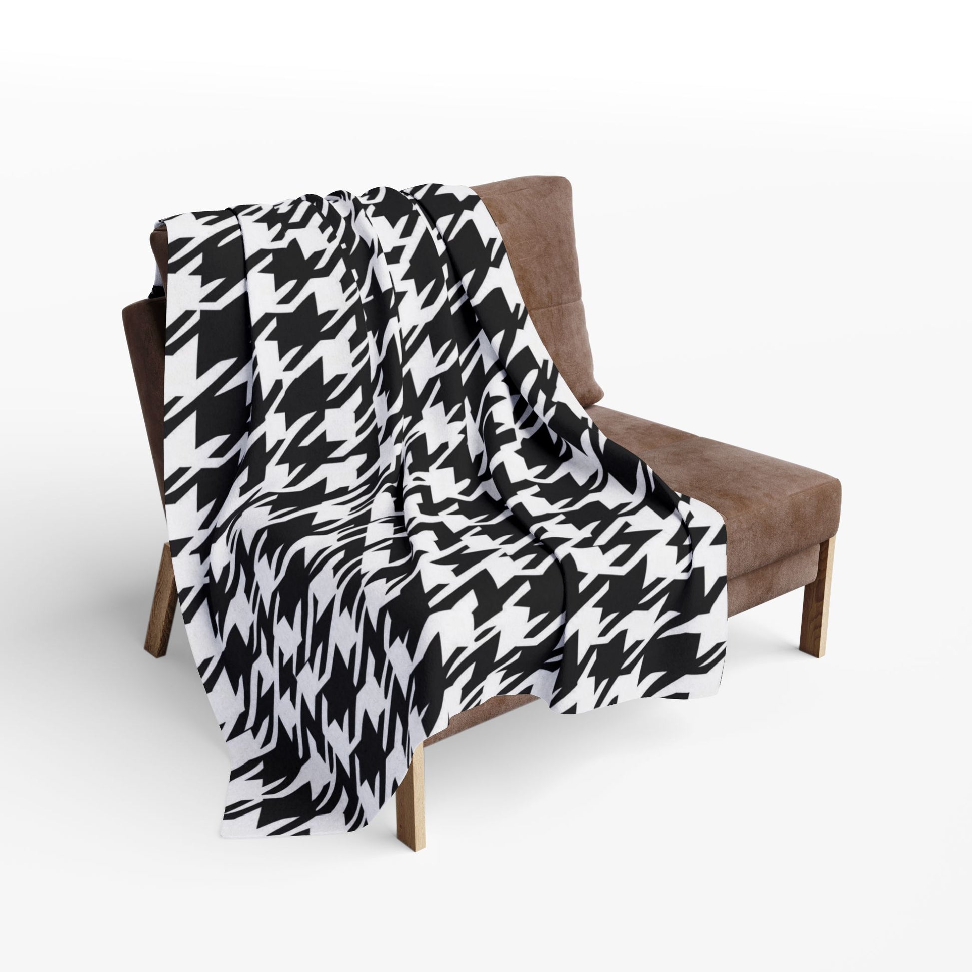 Houndstooth Pattern | Arctic Fleece Blanket