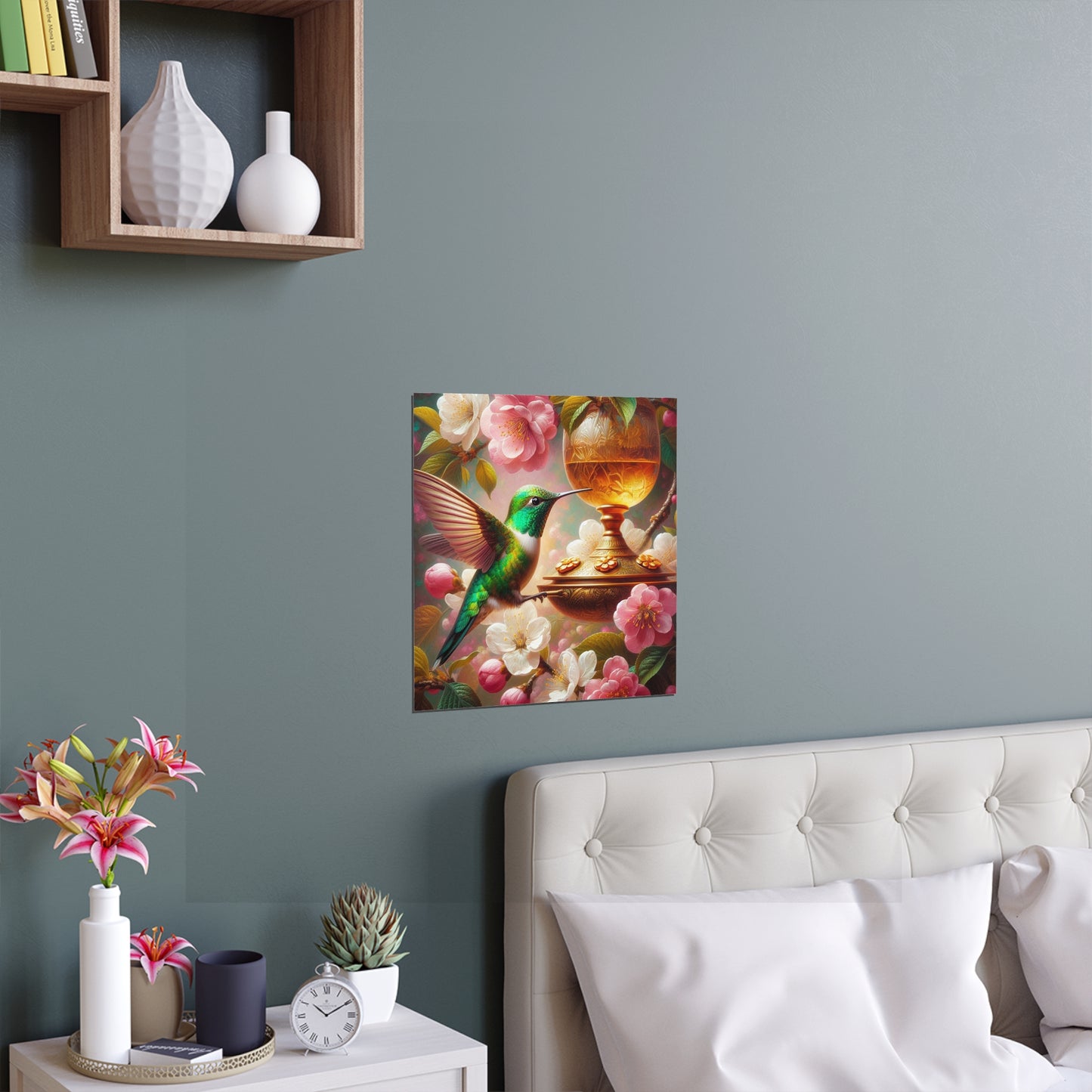 Hummingbird | Indoor and Outdoor Silk Poster